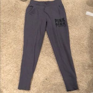 PINK VS - Dark Gray Jogger Sweatpants Size XS